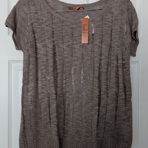 Belldini Women's Brown Knit Top